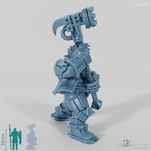 Khazaroth Empire - Brawler with Hammer 03