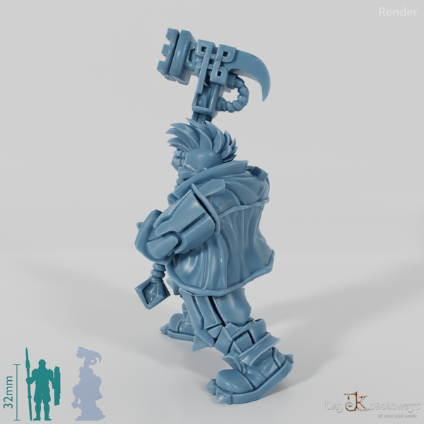 Khazaroth Empire - Brawler with Hammer 03