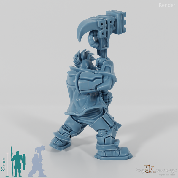 Khazaroth Empire - Brawler with Hammer 03