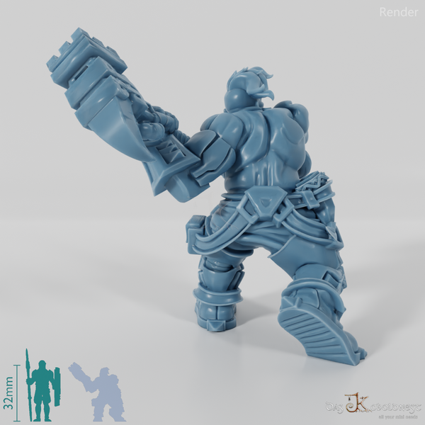 Khazaroth Empire - Brawler with Hammer 04