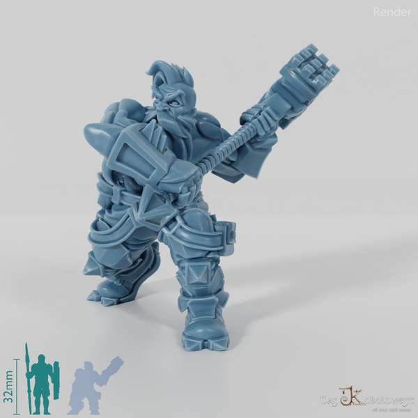 Khazaroth Empire - Brawler with Hammer 04