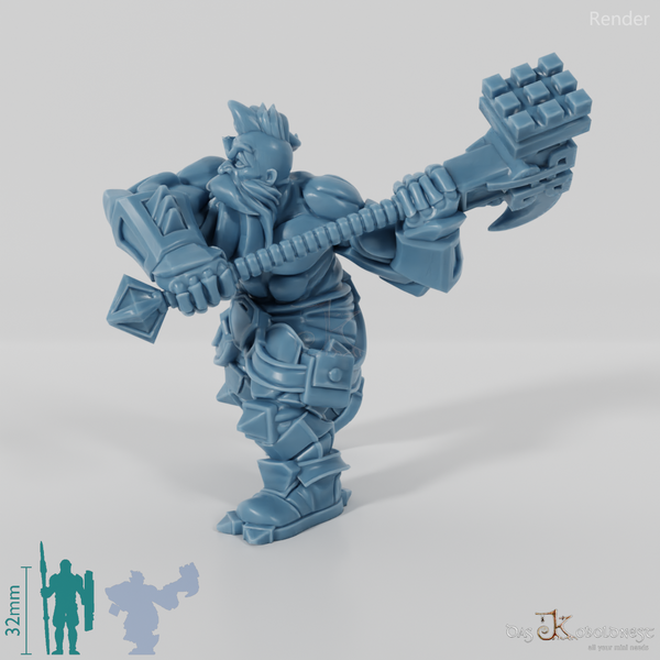 Khazaroth Empire - Brawler with Hammer 04
