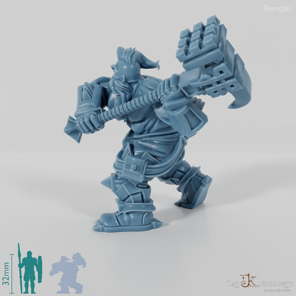 Khazaroth Empire - Brawler with Hammer 04