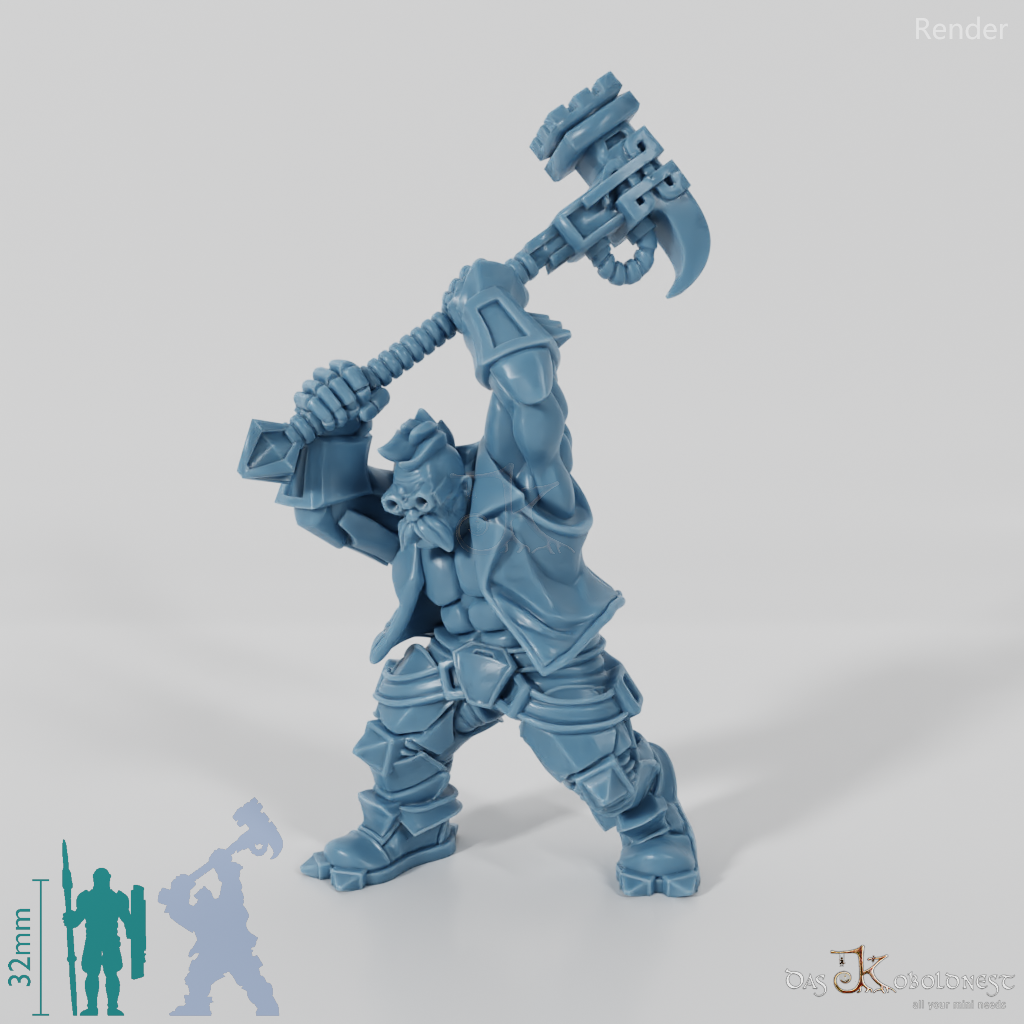 Khazaroth Empire - Brawler with Hammer 06