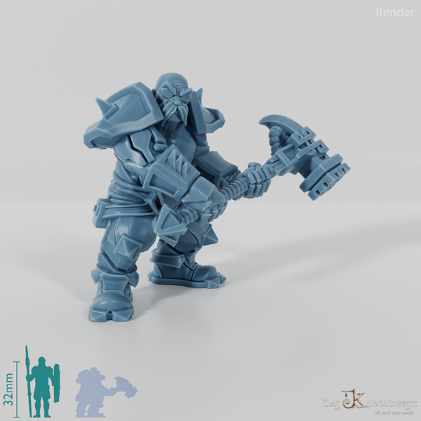 Khazaroth Empire - Brawler with Hammer 08