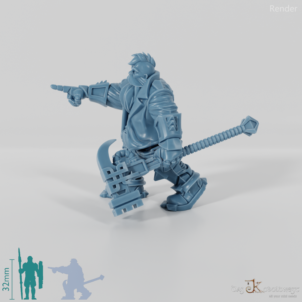 Khazaroth Empire - Brawler with Hammer 09