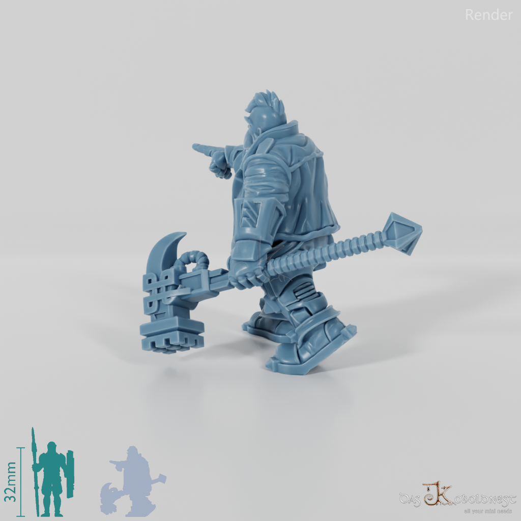 Khazaroth Empire - Brawler with Hammer 09