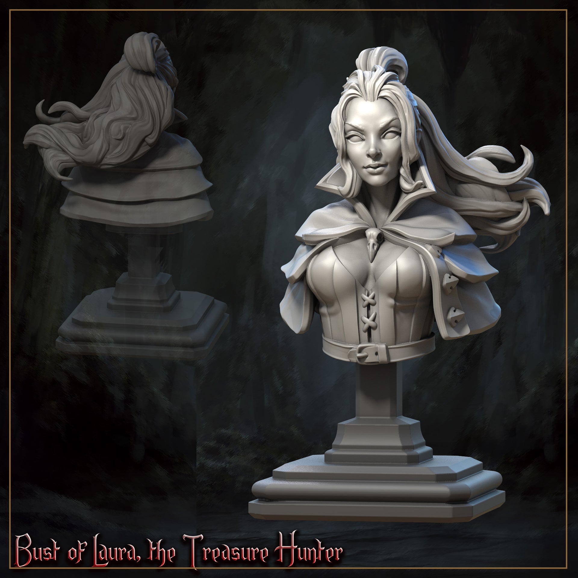 Bust - Laura, treasure hunter