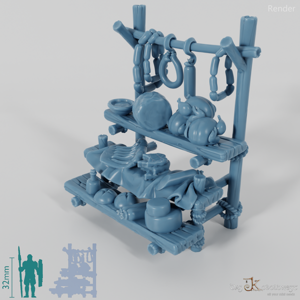 Market stall - meat display