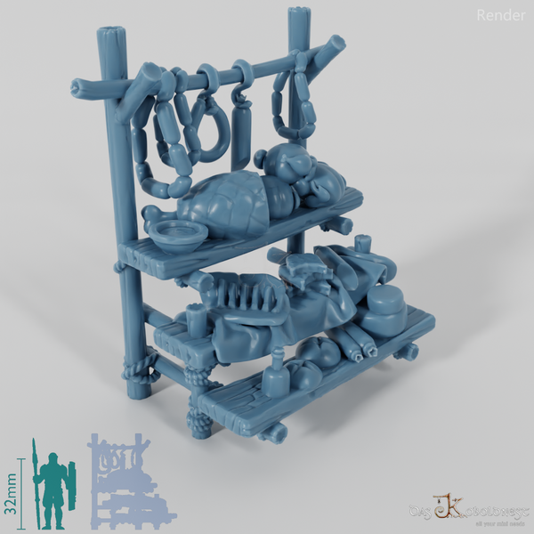 Market stall - meat display