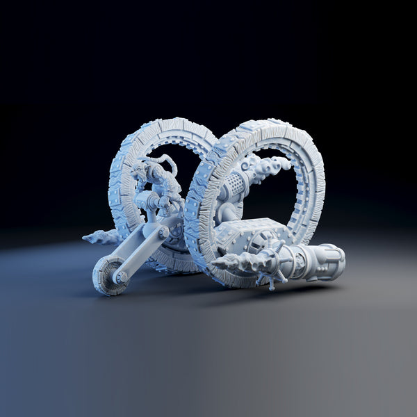 Rat people war machine with cannons