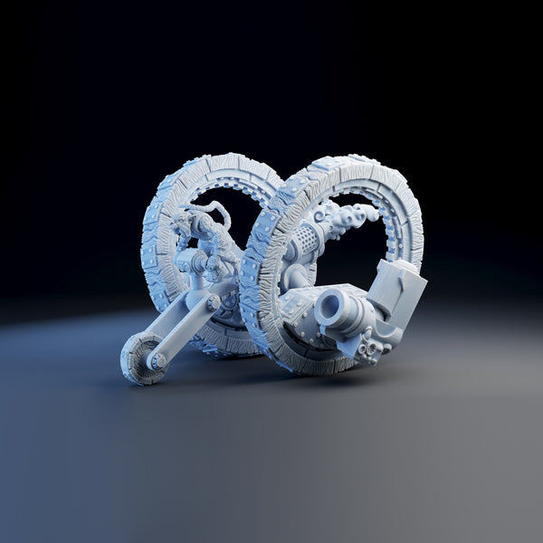 Rat people war machine with mortars