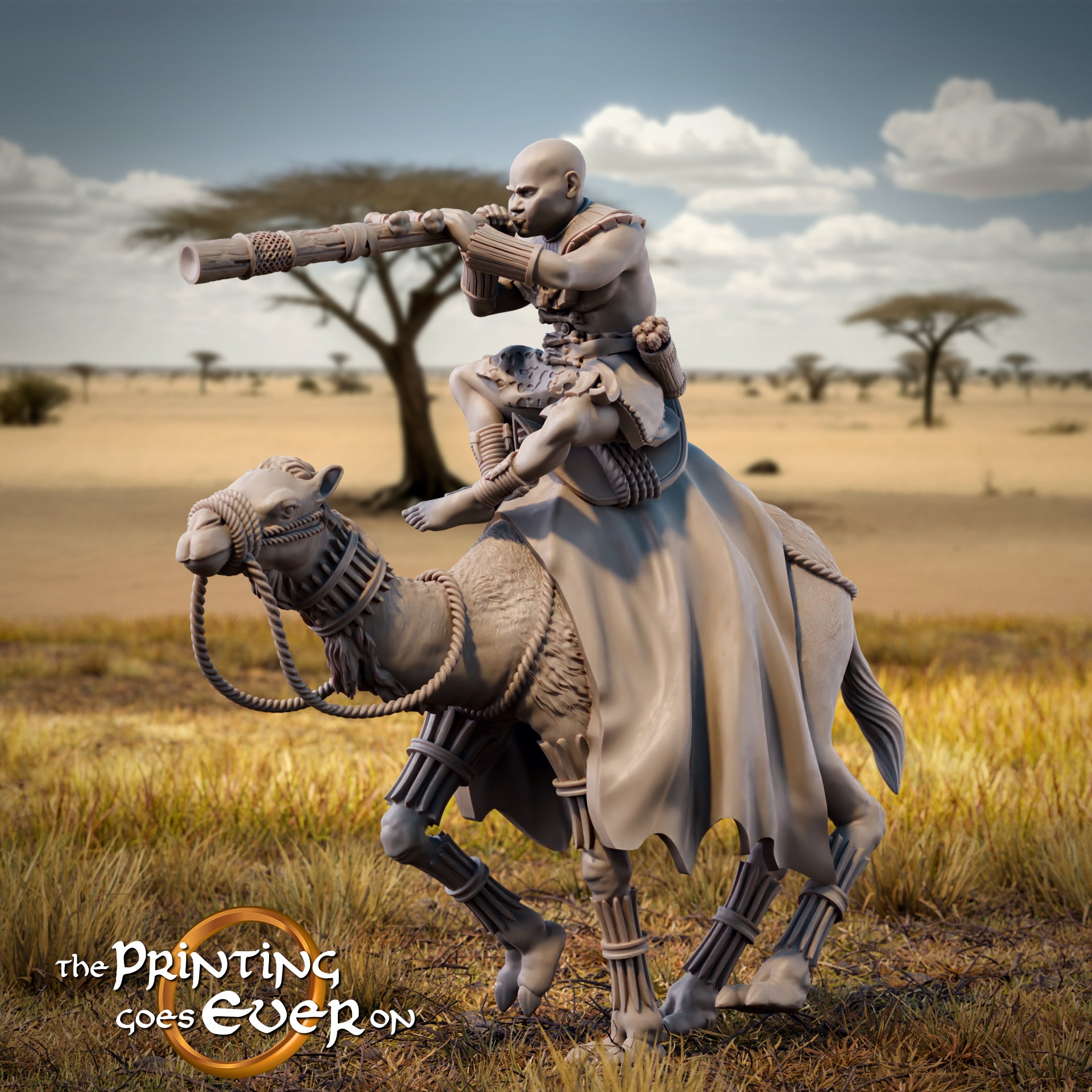 Southern Men Tribal Warrior Camel Rider C