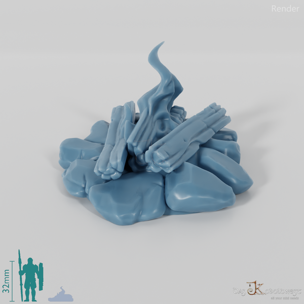 Campfire - Low burning campfire