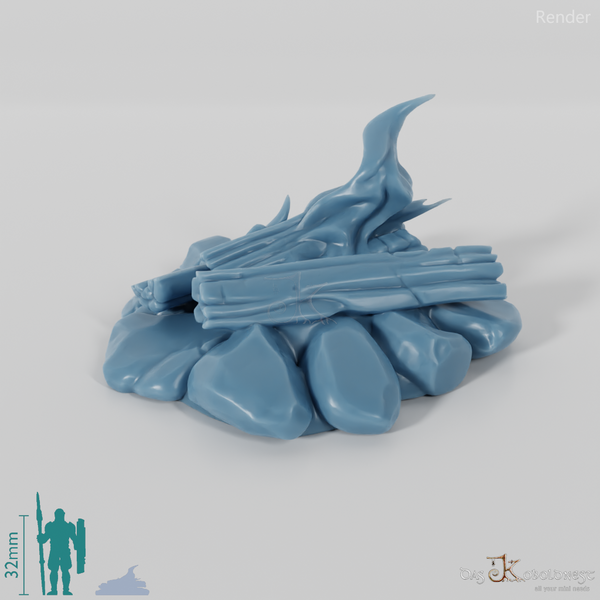 Campfire - Low burning campfire