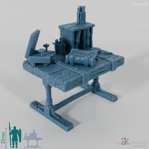 Candle foundry - work table