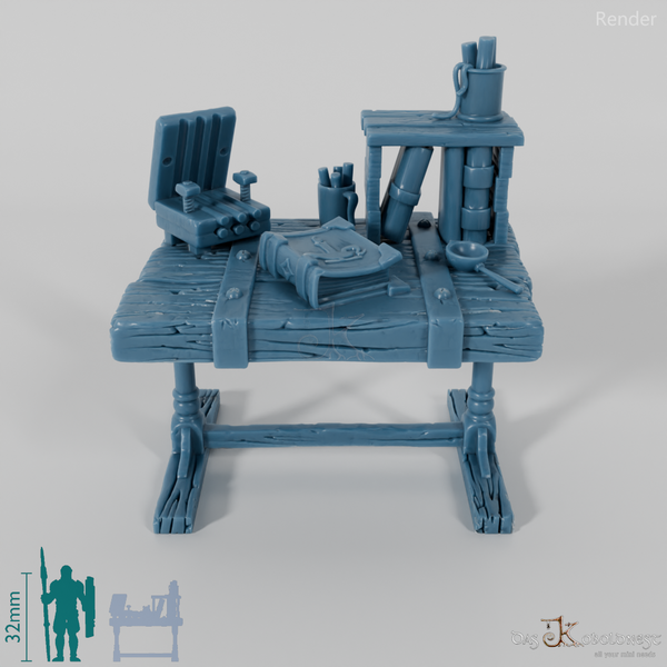 Candle foundry - work table