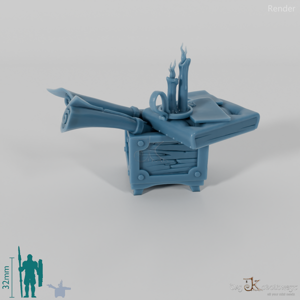 Cartography - box with padded lid