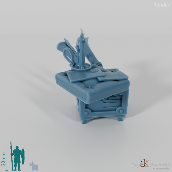 Cartography - box with padded lid