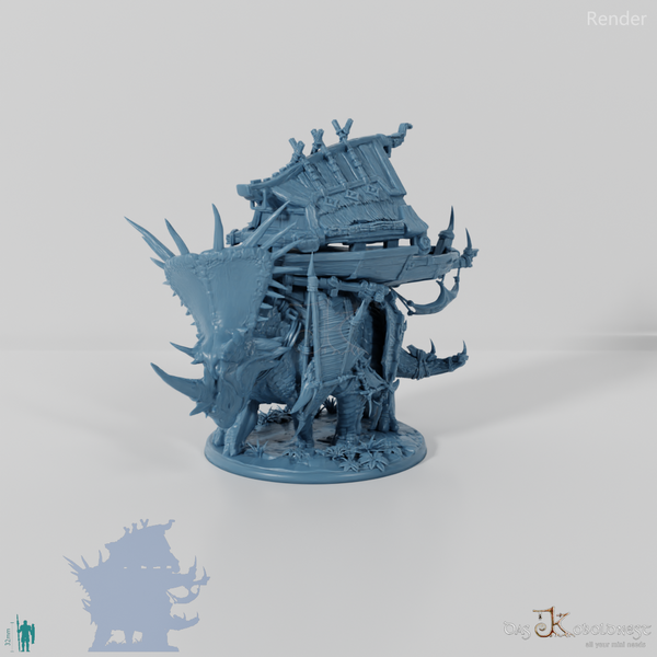 Brutaceratops A mit Rückenplattform