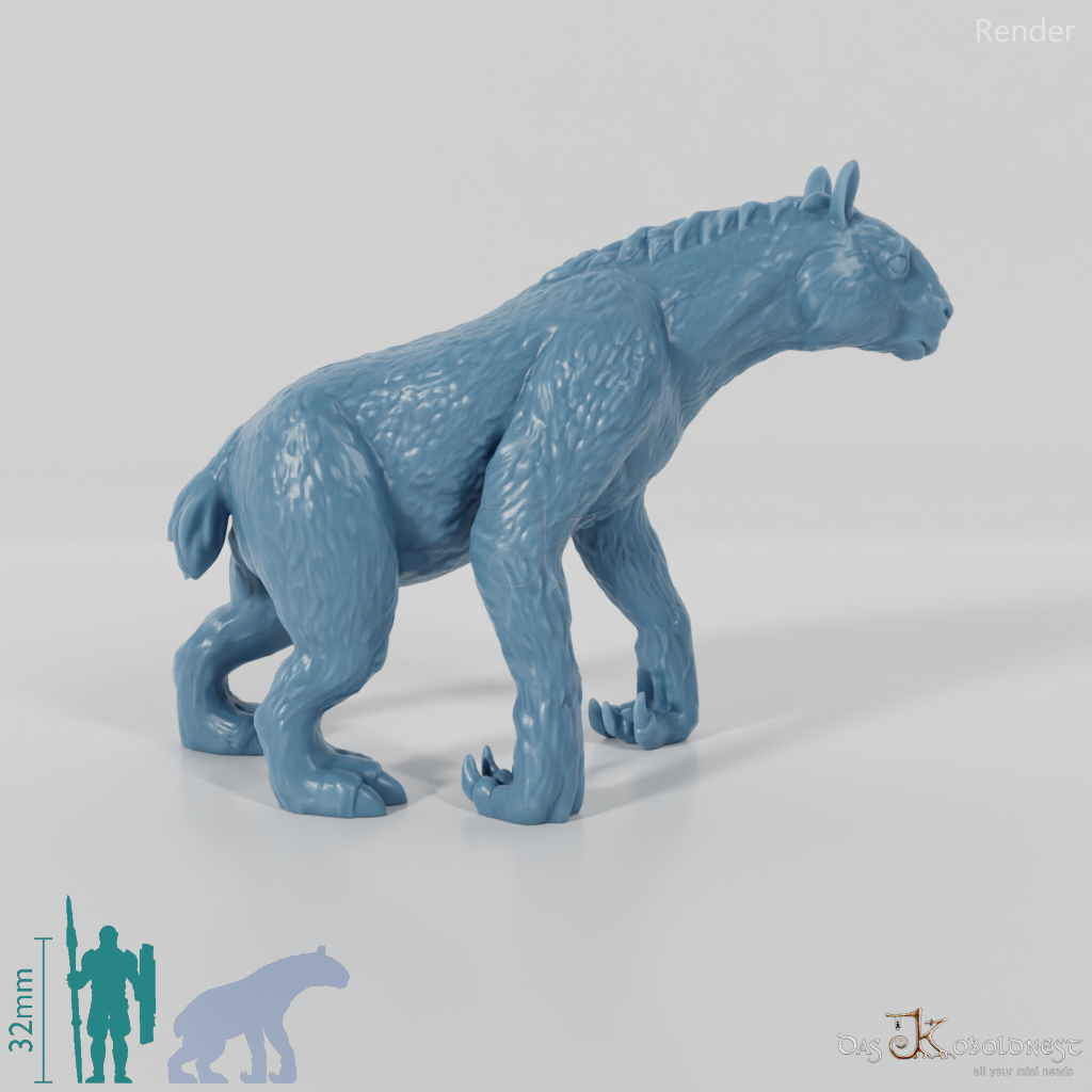 Chalicotherium 03 (Jungtier) - StoneAxe Miniatures