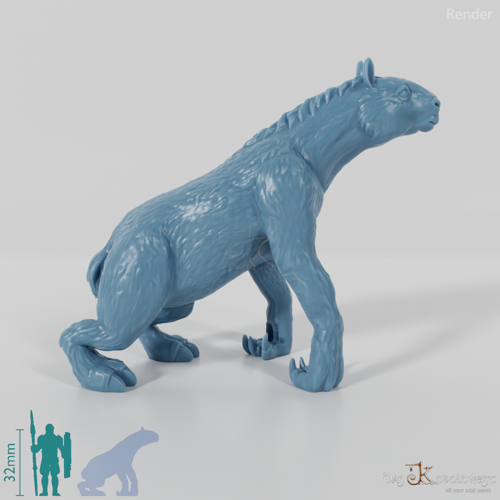 Chalicotherium 05 (Juvenile) - StoneAxe Miniatures