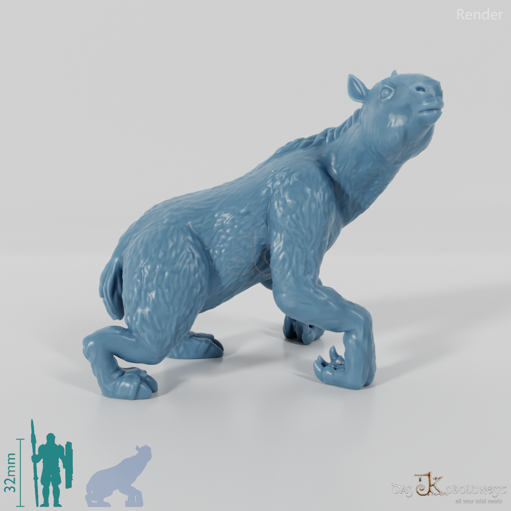 Chalicotherium 06 (Juvenile) - StoneAxe Miniatures