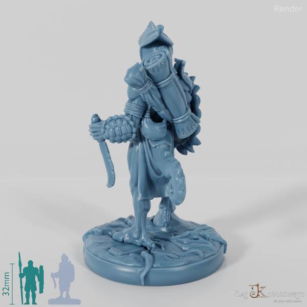 Xuchatla, Lizardfolk Rogue with Dagger (Pose 1)