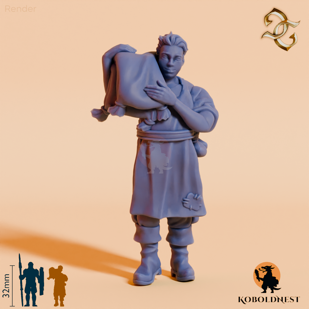 Charlie Carry, Junger Müller