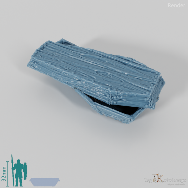 Sarg - Grober Holzsarg A2