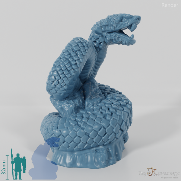 Schlange - Riesige Wüstenviper