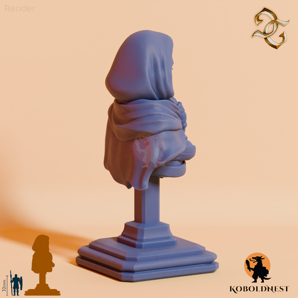 Büste - Cora Wingate, Wüstenschamanin