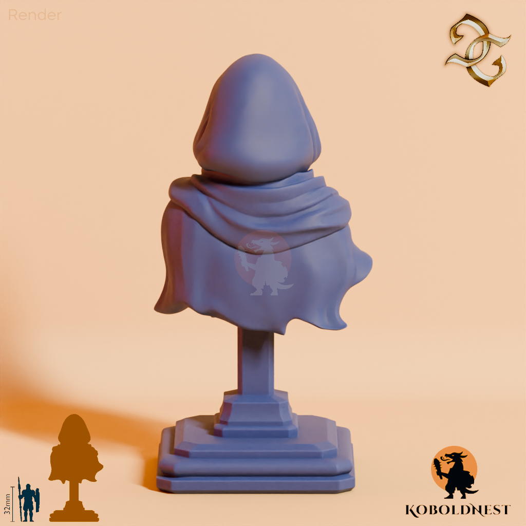 Büste - Cora Wingate, Wüstenschamanin