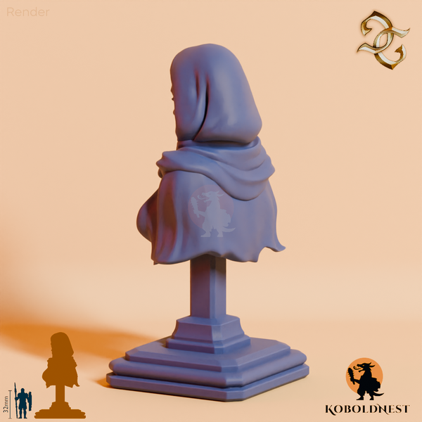 Büste - Cora Wingate, Wüstenschamanin