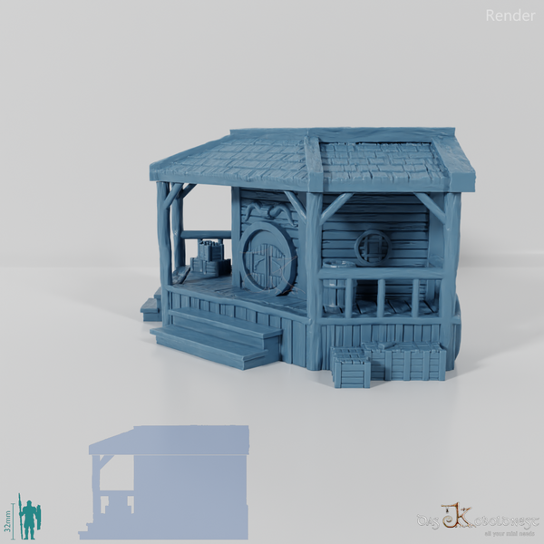 Halfling Cave Facade - Cowboy Main Entrance