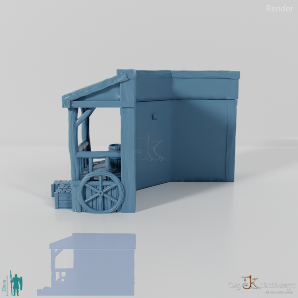 Halfling Cave Facade - Cowboy Main Entrance