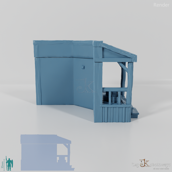 Halfling Cave Facade - Cowboy Main Entrance