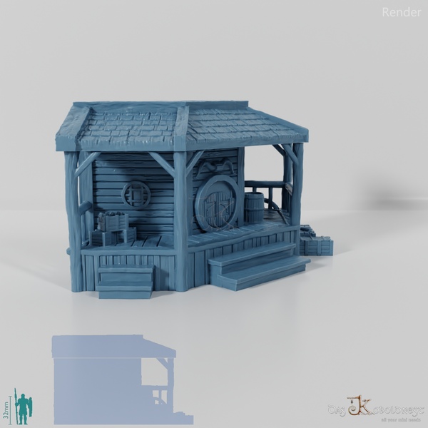 Halfling Cave Facade - Cowboy Main Entrance