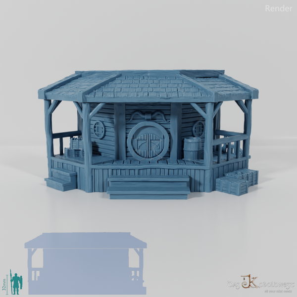 Halfling Cave Facade - Cowboy Main Entrance