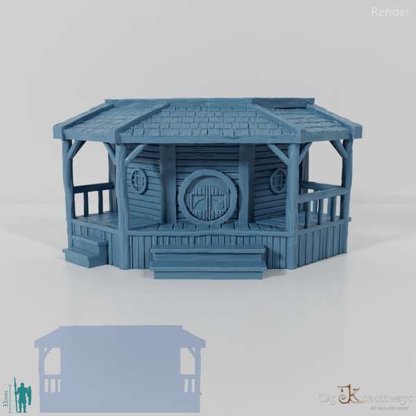 Halfling Cave Facade - Cowboy Main Entrance