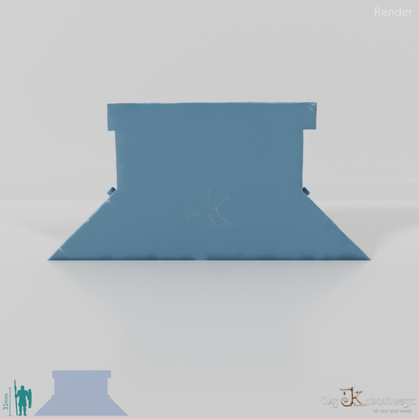 Halfling cave facade - cowboy side door