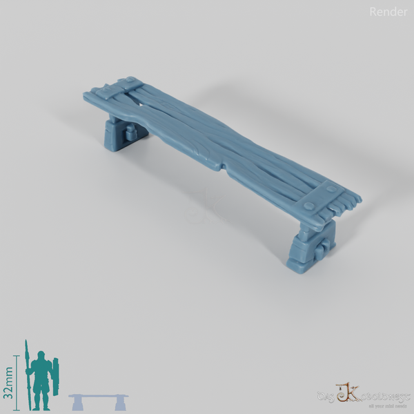 Bank - Einfache Holzbank B