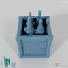 Crate - transport crate with bottles 01