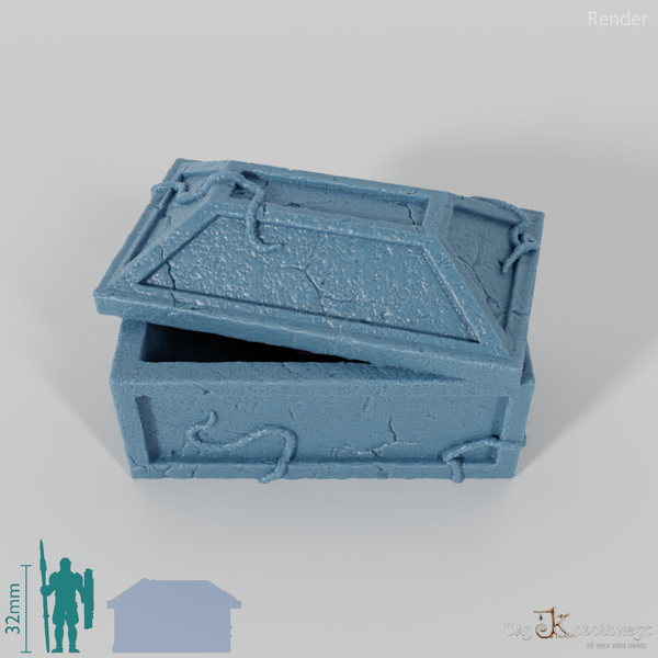 Grabmal - Verwittertes Grabmal 2 - Offen