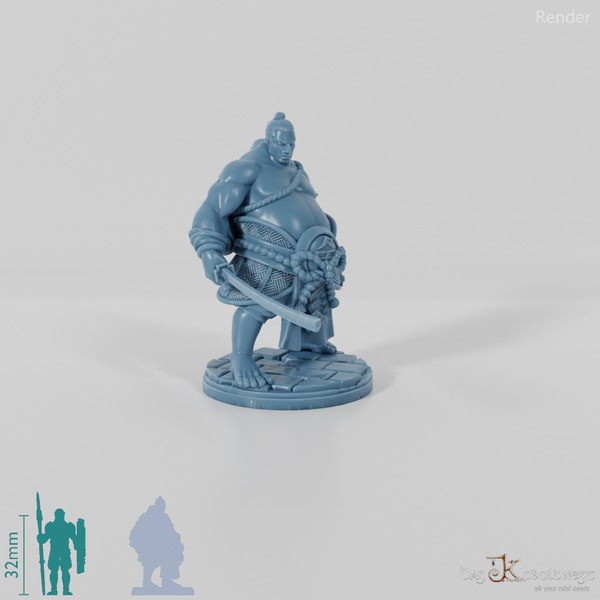 Takuma, sumo fighter with sword