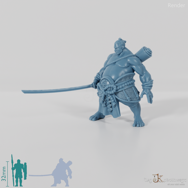 Takuma, sumo fighter with sword