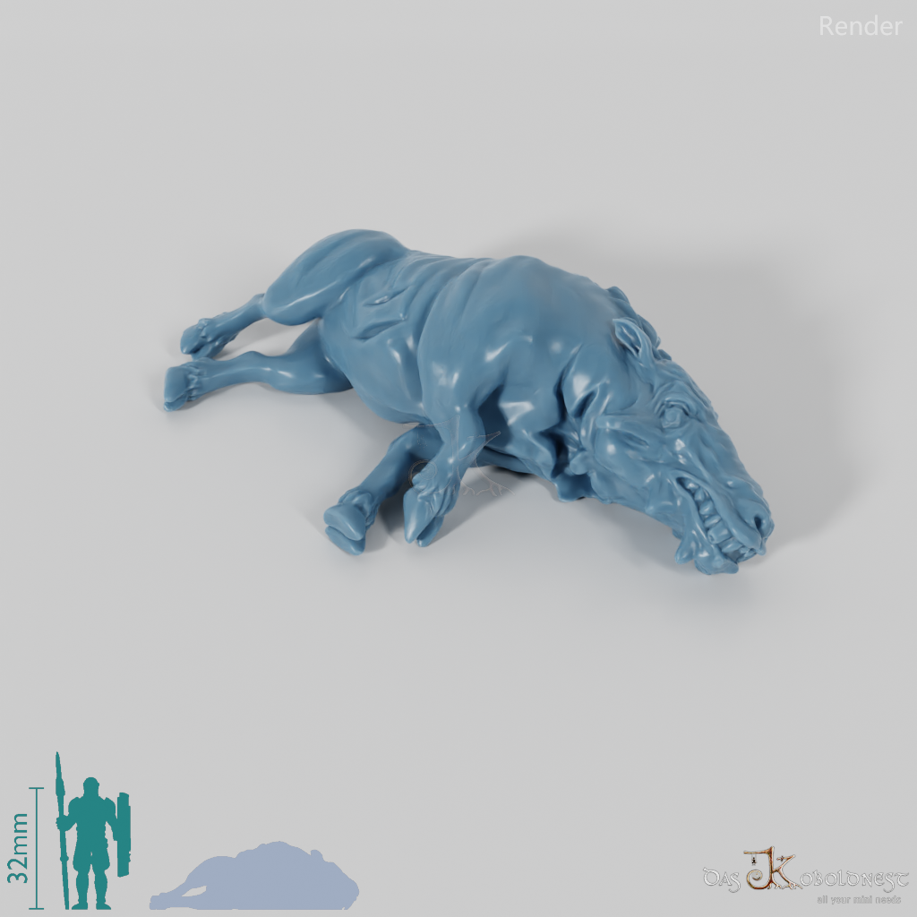 Daeodon 04 (Cadaver) - StoneAxe Miniatures