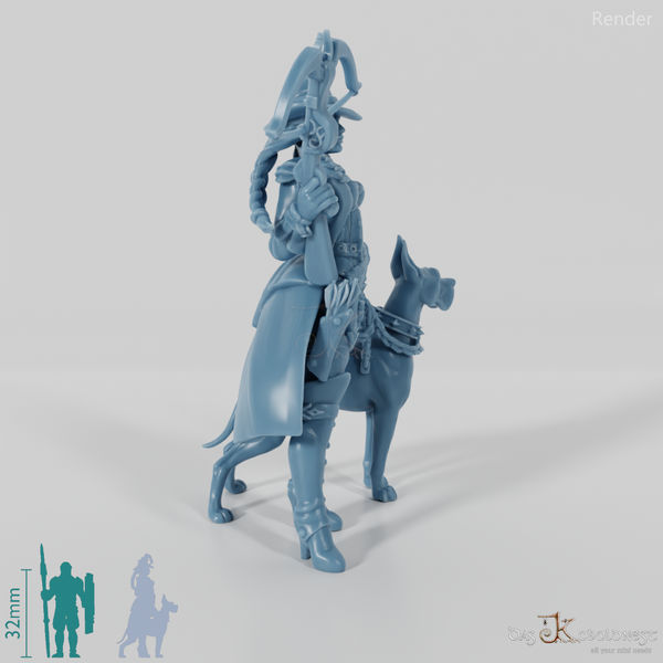 Dana, vampire hunter with dog