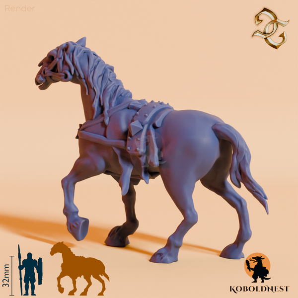 Untotes Kutschpferd L