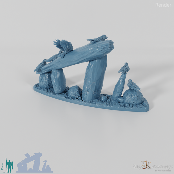 Großer Ritualkreis des Tiefenwalds - Segment C mit Raben